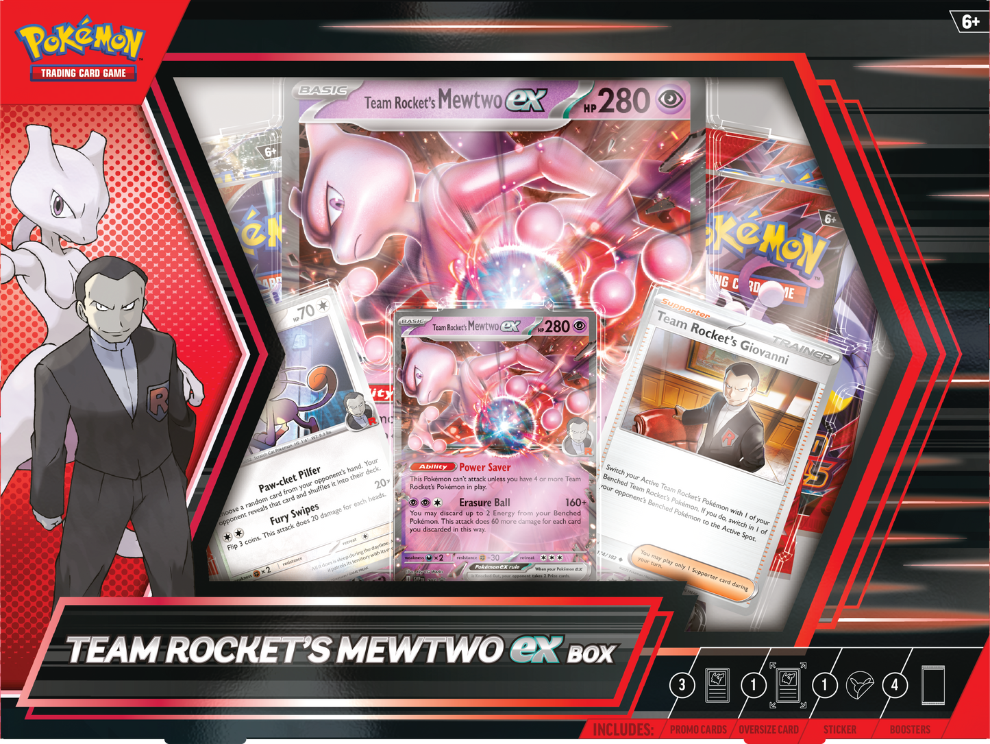 Pokémon TCG: Team Rocket’s Mewtwo ex Box