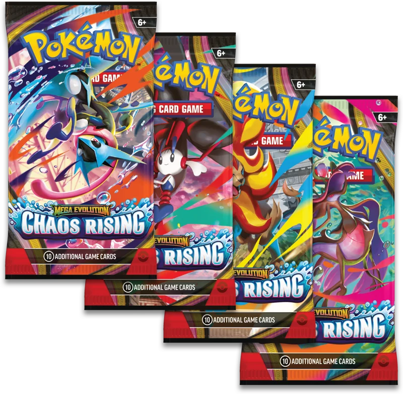 Pokémon TCG: Mega Evolution Chaos Rising Booster Pack - LIMIT 10!