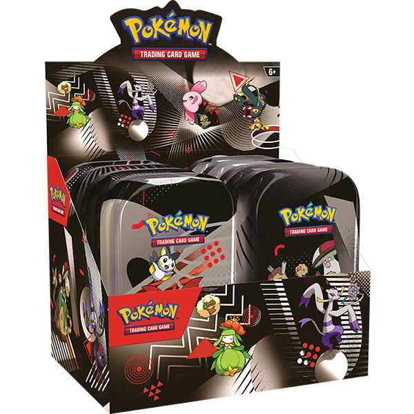 Pokmon TCG: Black Bolt & White Flare - Unova Mini Tin Case (8 Tin CDU DAN SOLO TCG Pokmon TCG: Black Bolt & White Flare - Unova Mini Tin Case (8 Tin CDU DAN SOLO TCG