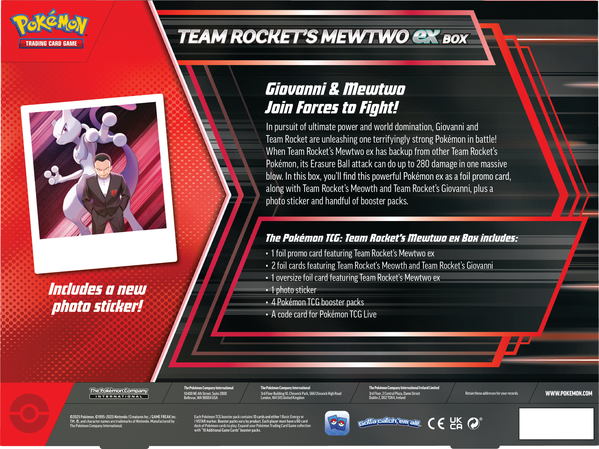 pokemon trading card game: team rockets mewtwo ex box Pokemon