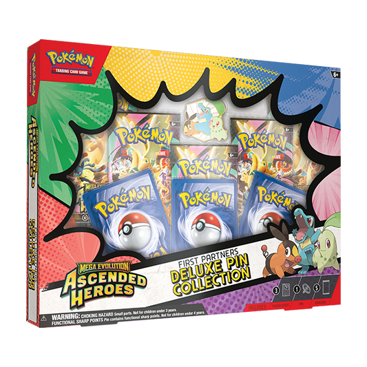 Pokémon TCG: Mega Evolution Ascended Heroes - First Partners Deluxe Pin Collection