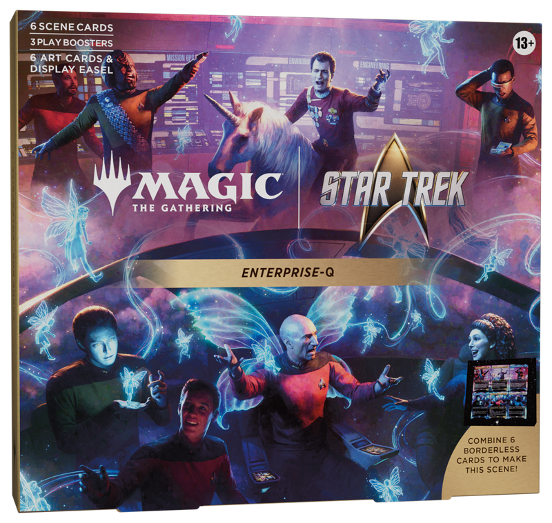 Magic the Gathering: Star Trek - Divergent Timeline & Enterprise-Q Scene Boxes (Set of 2)
