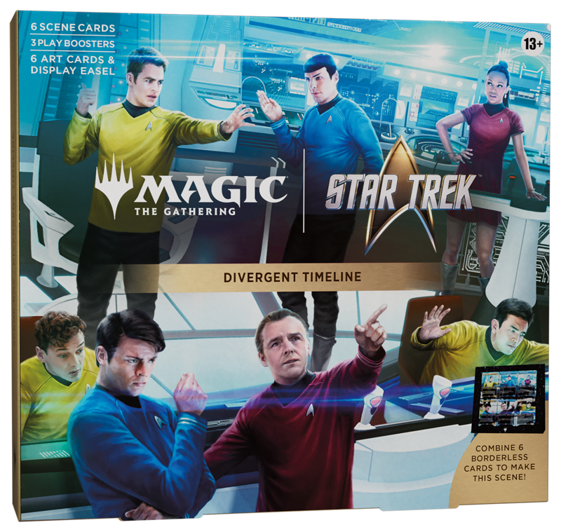 Magic the Gathering: Star Trek - Divergent Timeline & Enterprise-Q Scene Boxes (Set of 2)
