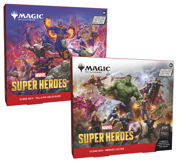 MTG: Marvel Super Heroes Scene Box (Set of 2)