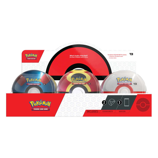 Pokémon TCG: Poké Ball Tin 2025 (Set of 6)