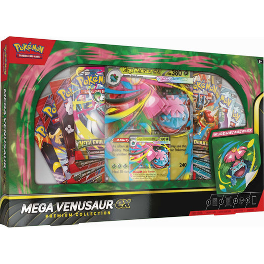 Pokémon TCG: Mega Venusaur ex Premium Collection - 1 Per Person