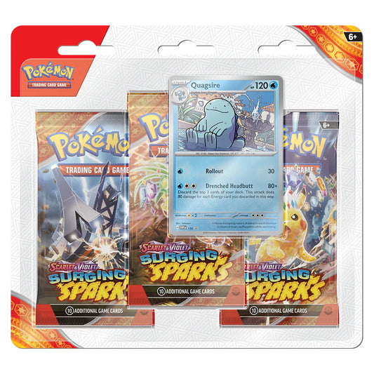 Pokémon TCG: Scarlet & Violet — Surging Sparks 3-Pack Blister