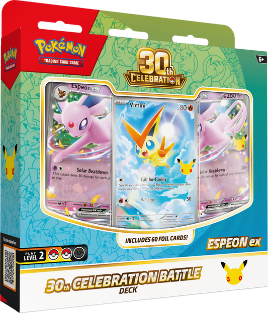 Pokémon TCG: Battle Deck Assortment - 30th Celebration