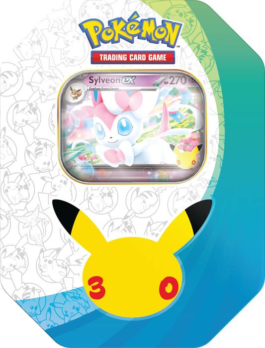 Pokémon TCG: ex Tin  - Sylveon - 30th Celebration