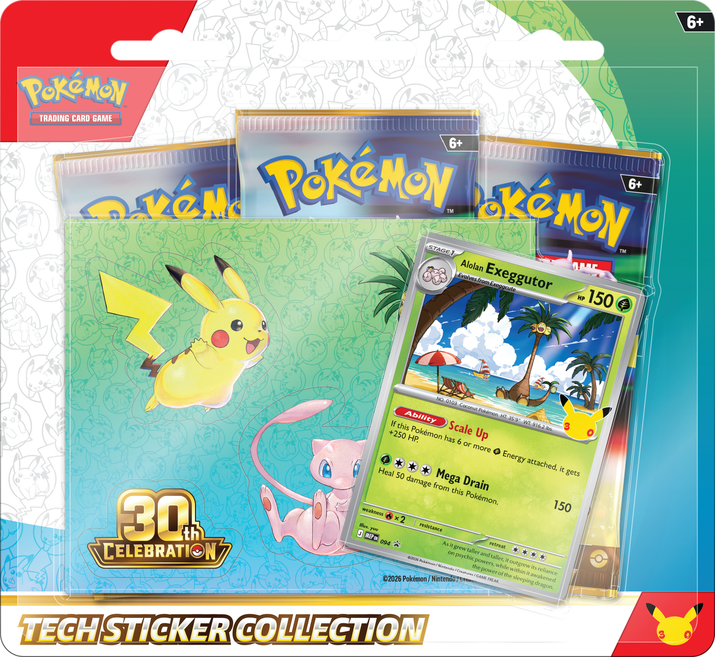 Pokémon TCG: Tech Sticker Collection 30th Celebration