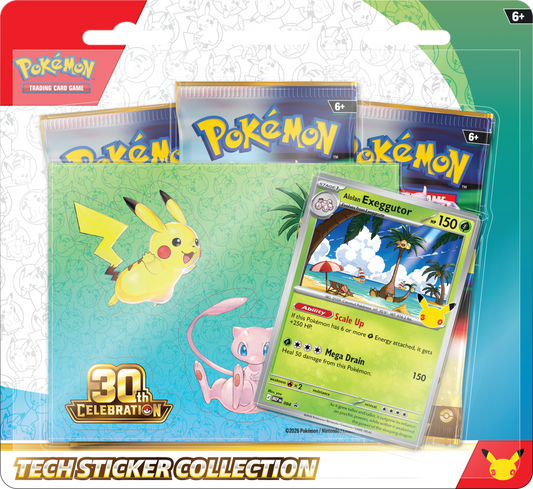 Pokémon TCG: Tech Sticker Collection 30th Celebration