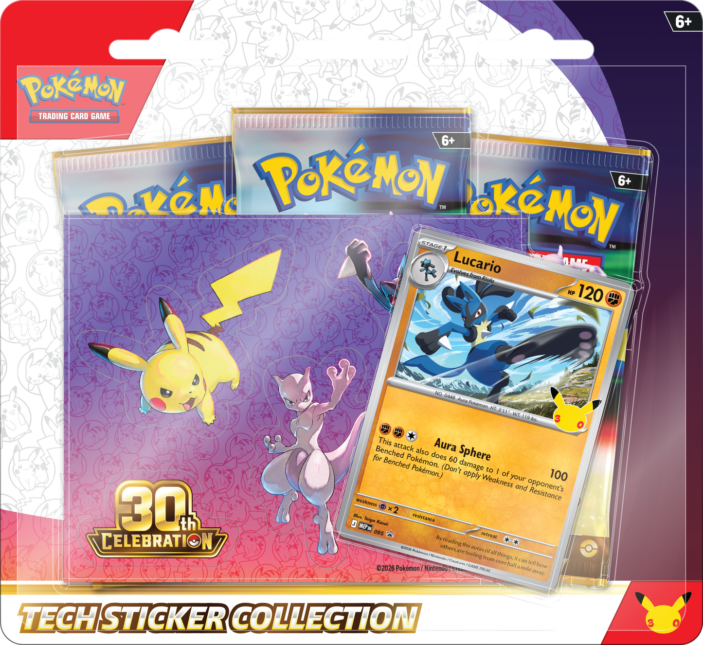 Pokémon TCG: Tech Sticker Collection 30th Celebration