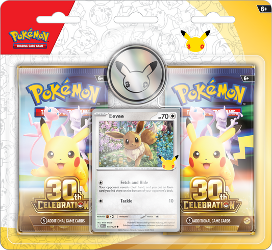 Pokémon TCG:  2 pack Blister - 30th Celebration