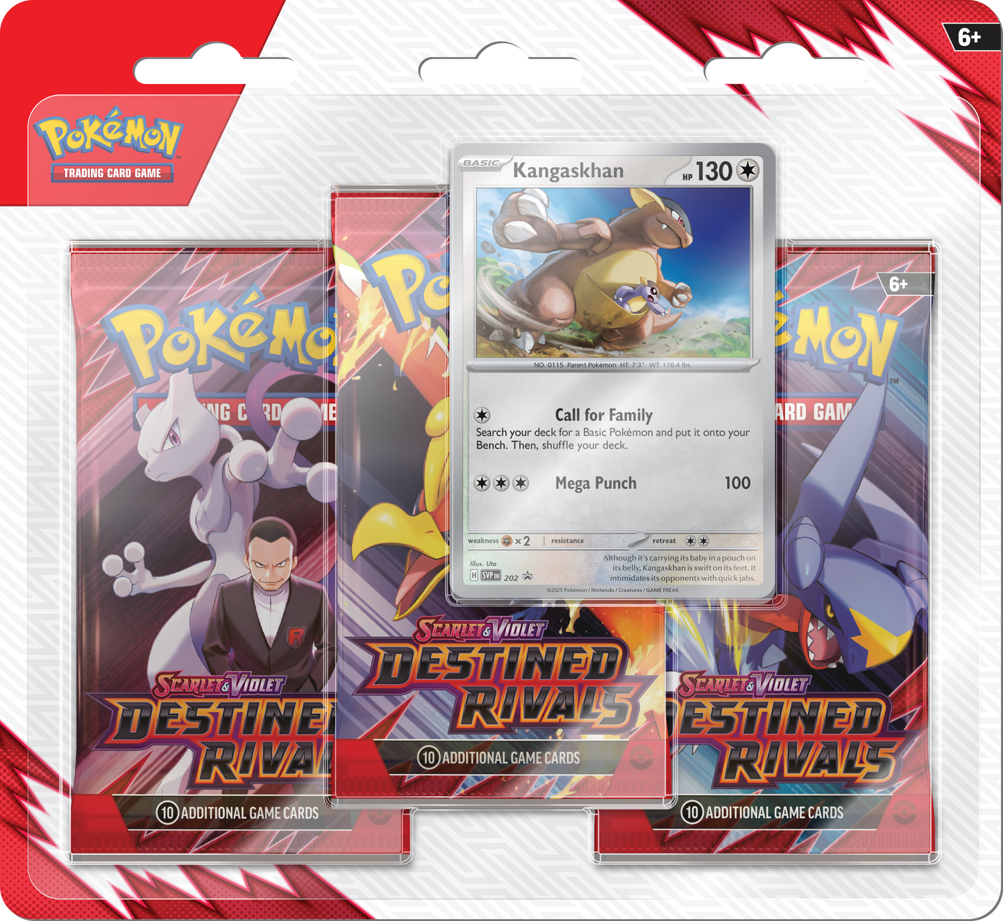 Pokémon TCG: Destined Rivals - 3-Pack Blister