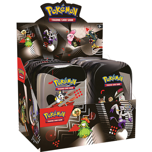 Pokémon TCG: Black Bolt & White Flare - Unova Mini Tin Case (8 Tin CDU)