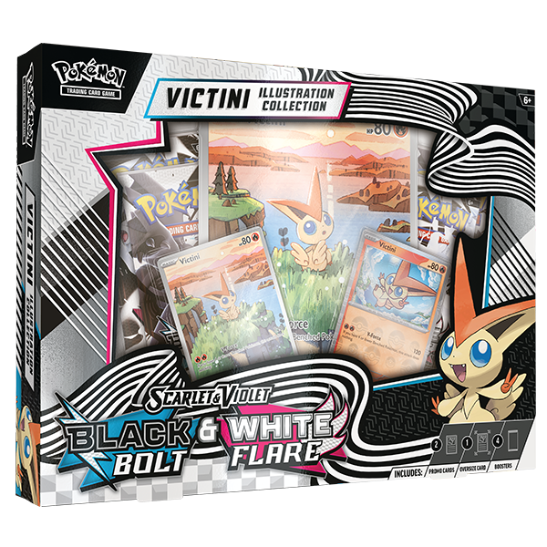 Pokemon TC: Black Bolt & White Flare Unova Victini Illustration Collection