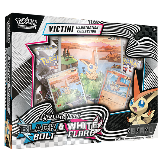 Pokemon TC: Black Bolt & White Flare Unova Victini Illustration Collection