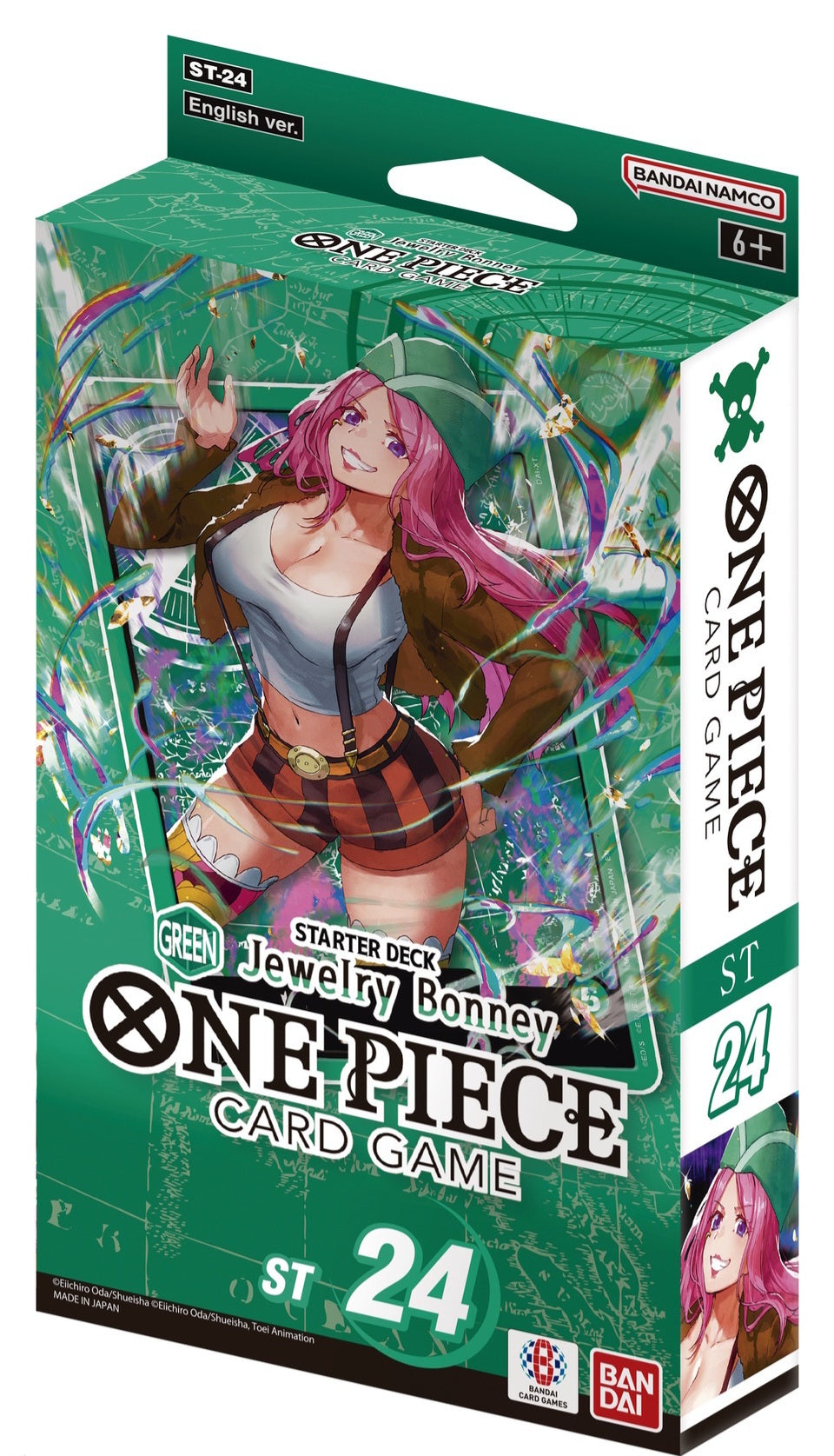 One Piece Card Game: Starter Deck - GREEN Jewelry Bonney - [ST24]