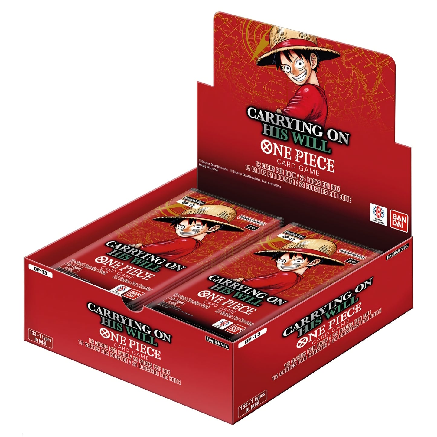 One Piece Card Game: Booster Box [OP-13] - CARRYING ON HIS WILL