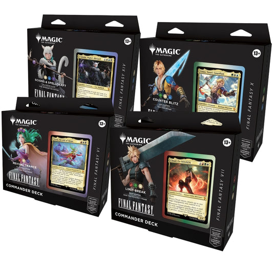 MTG: Final Fantasy Commander Deck SET OF 4
