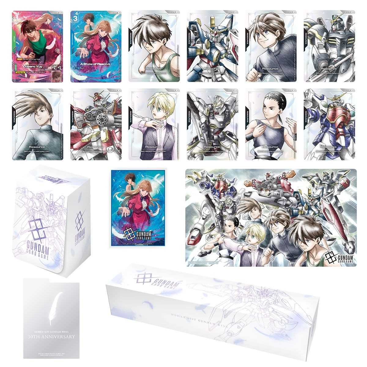 Gundam Card Game: Premium Accessory Set - Mobile Suit Gundam Wing- (PBO1)