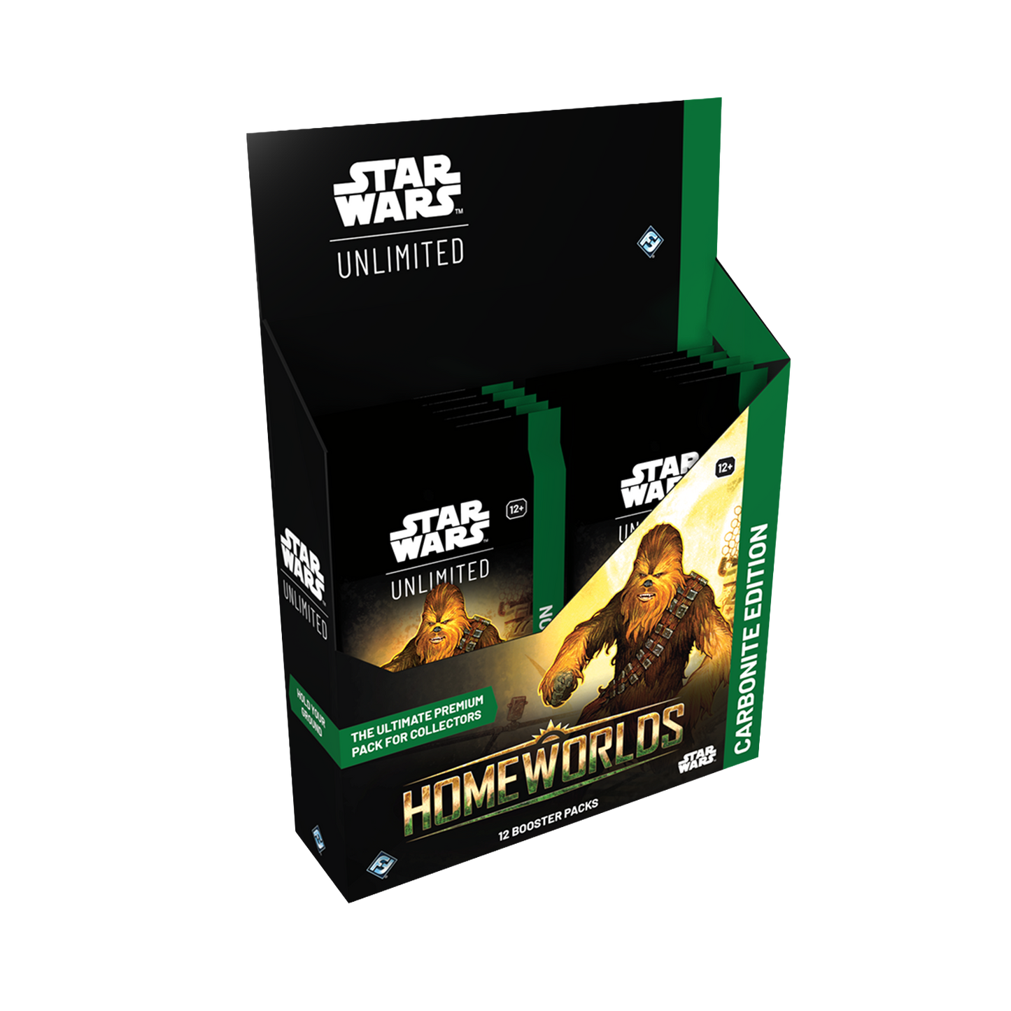 Star Wars: Unlimited - Homeworlds Carbonite Booster Display (12)
